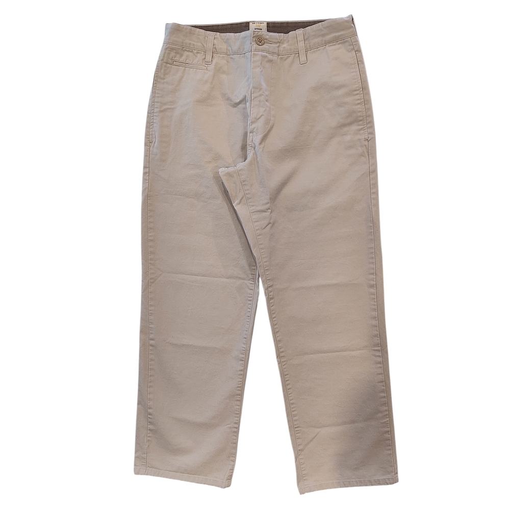 Gap Hudson Khaki Pants Mens 31x28.5 Beige Twill Cotton Business Casual Chino